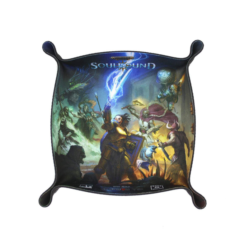 Soulbound - Folding Square Dice Tray - Warhammer Age Of Sigmar: Soulbound - All Rolled Up