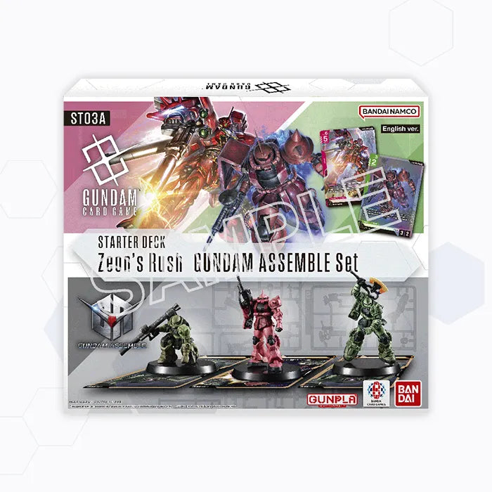Gundam Card Game: Zeon's Rush Assemble Starter Set (ST03A) - Bandai