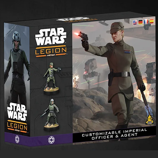 Star Wars: Legion - Customisable Imperial Officer & Agent - Atomic Mass Games