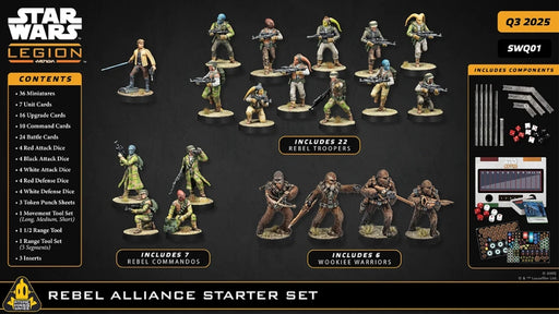 Star Wars: Legion- Rebel Alliance Starter Set - Atomic Mass Games