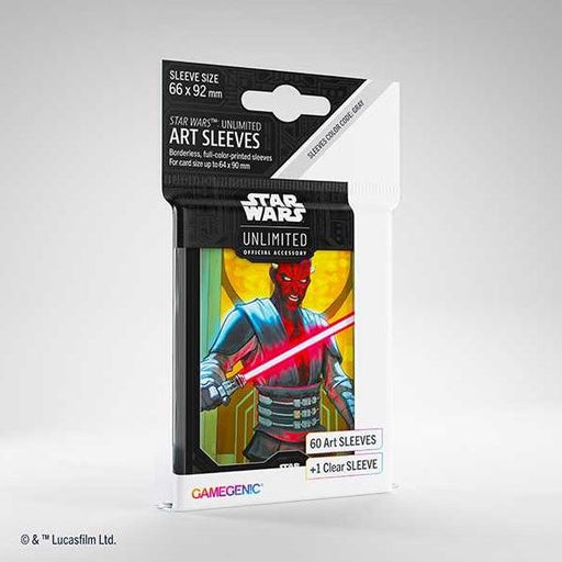 Gamegenic Star Wars: Unlimited Art Sleeves - Darth Maul - Gamegenic