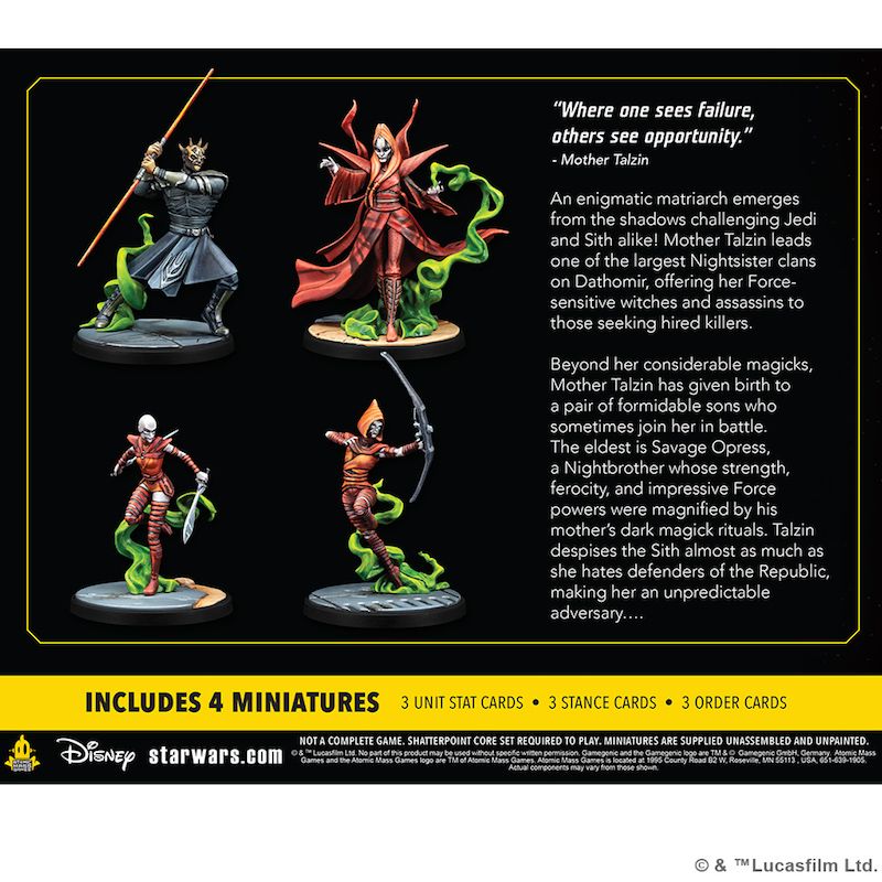 Witches of Dathomir (Mother Talzin) Squad Pack - Star Wars Shatterpoint