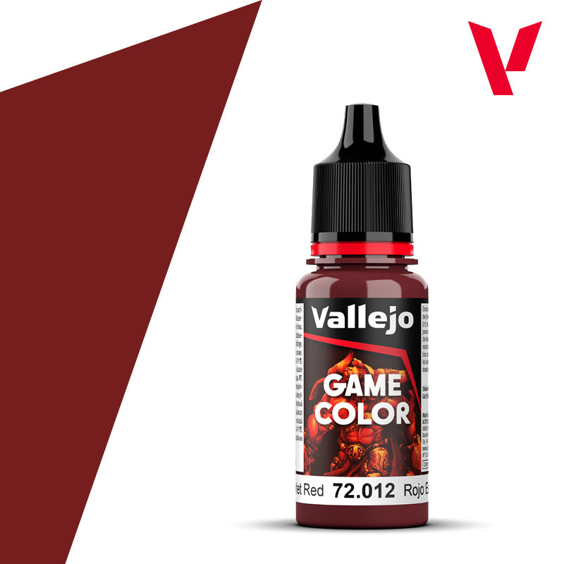 AV Vallejo Game Color 18ml - Scarlet Red - Vallejo