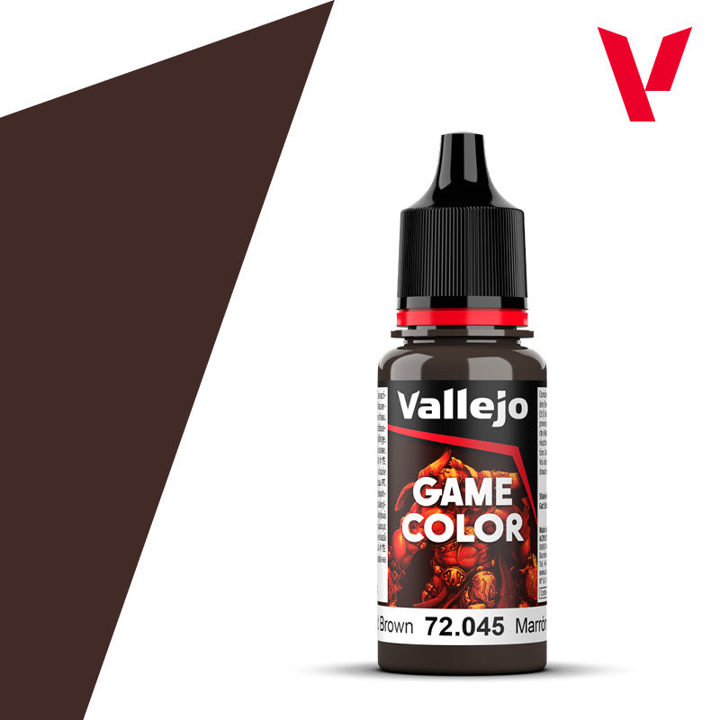 AV Vallejo Game Color 18ml - Charred Brown - Vallejo