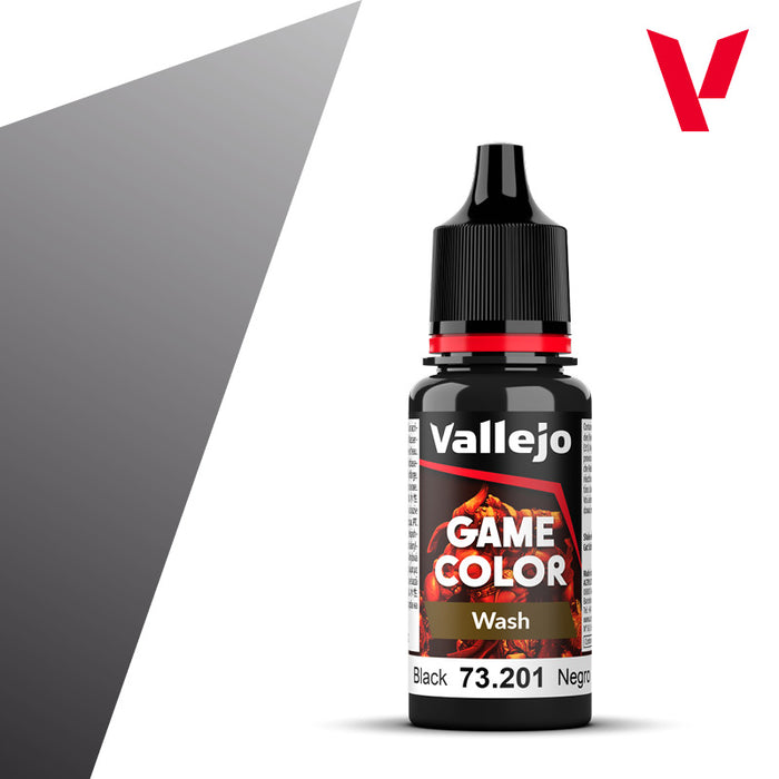 AV Vallejo Game Color 18ml - Wash - Black