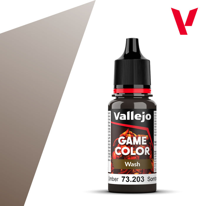 AV Vallejo Game Color 18ml - Wash - Umber