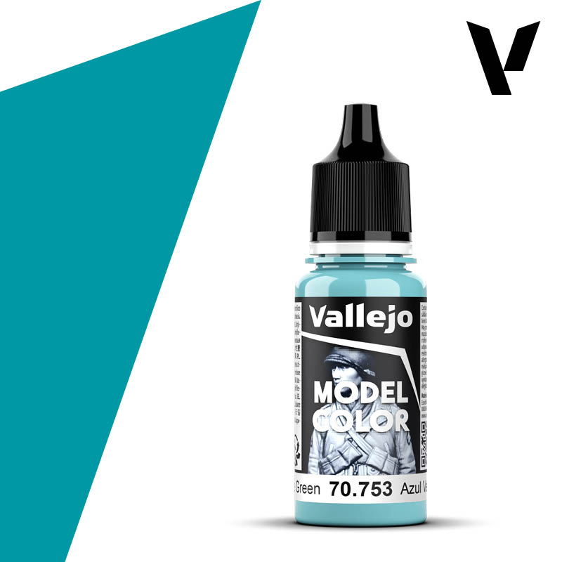AV Vallejo Model Color 18ml - Light Blue Green