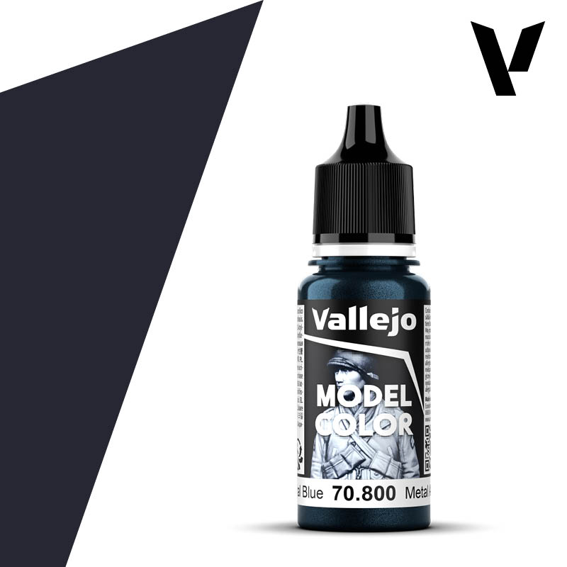 AV Vallejo Model Color 18ml - Metallic Gunmetal Blue - Vallejo