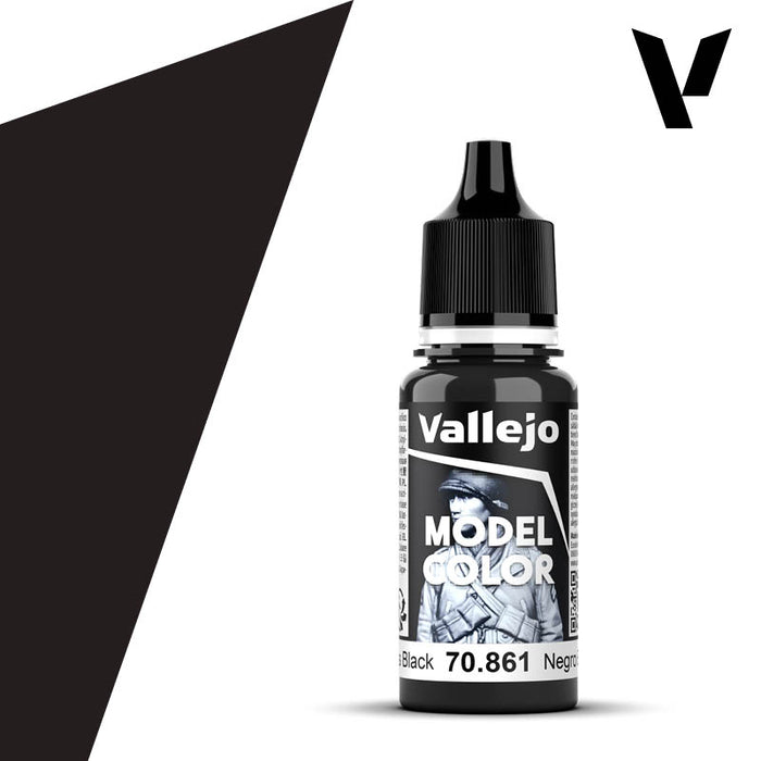 AV Vallejo Model Color 18ml - Glossy Black