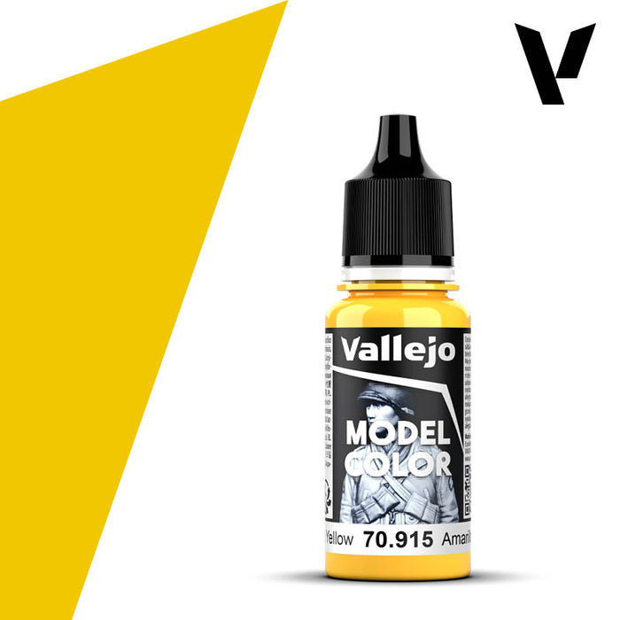 AV Vallejo Model Color 18ml - Deep Yellow