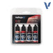 Paint Set - Ruby Red (x4 Colours) - Vallejo True Metallic Metal