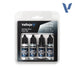 Paint Set - Sterling Silver (x4 Colours) - Vallejo True Metallic Metal