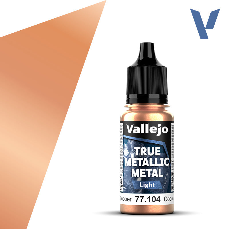 Light 104-18ml Ancient Copper - Vallejo True Metallic Metal