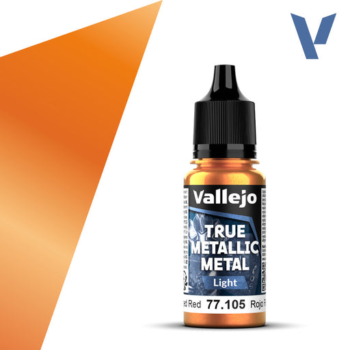 Light 105-18ml Forged Red - Vallejo True Metallic Metal