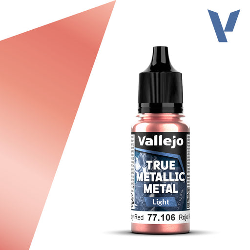 Light 106-18ml Ruby Red - Vallejo True Metallic Metal