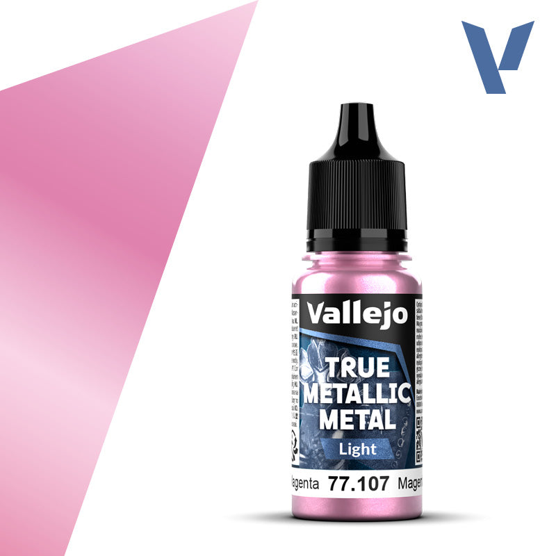 Light 107-18ml Crimson Magenta - Vallejo True Metallic Metal