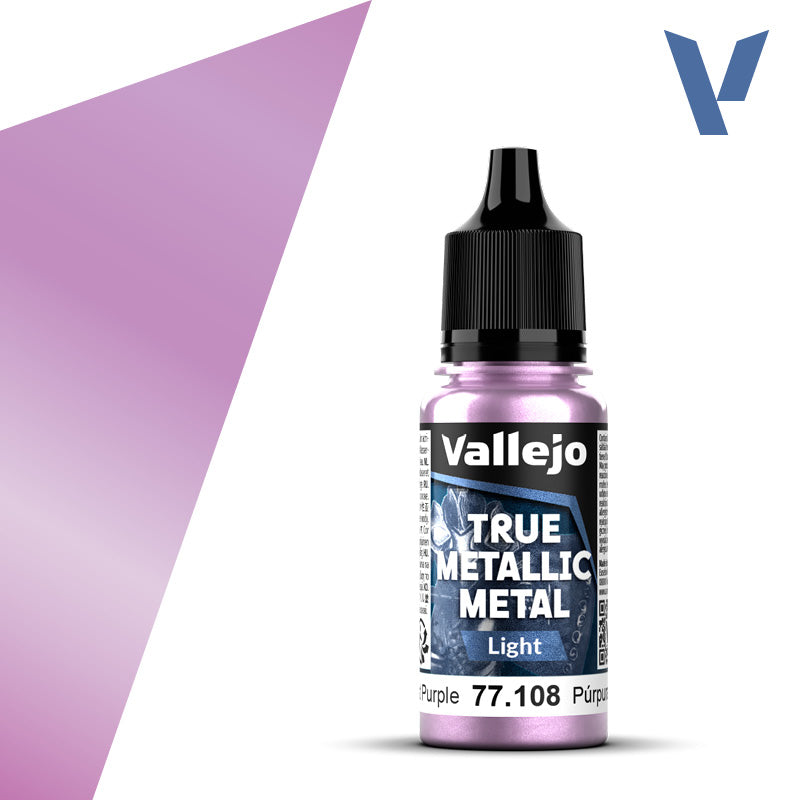 Light 108-18ml Amethyst Purple - Vallejo True Metallic Metal