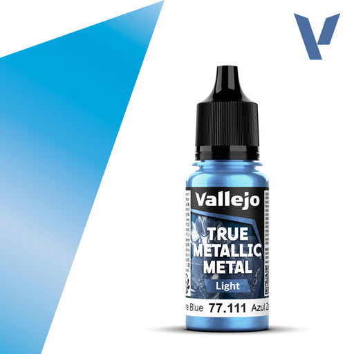 Light 111-18ml Sapphire Blue - Vallejo True Metallic Metal