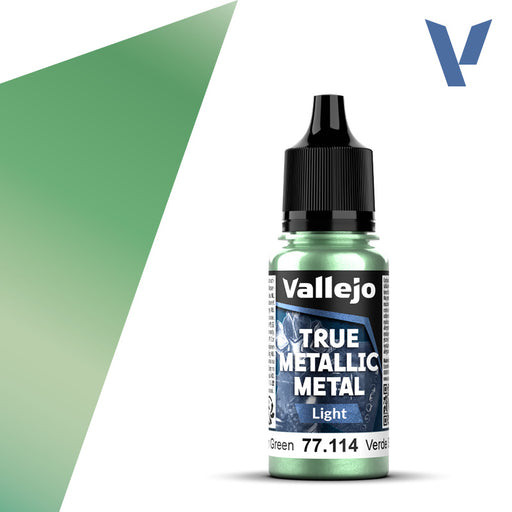 Light 114-18ml Dusken Green - Vallejo True Metallic Metal