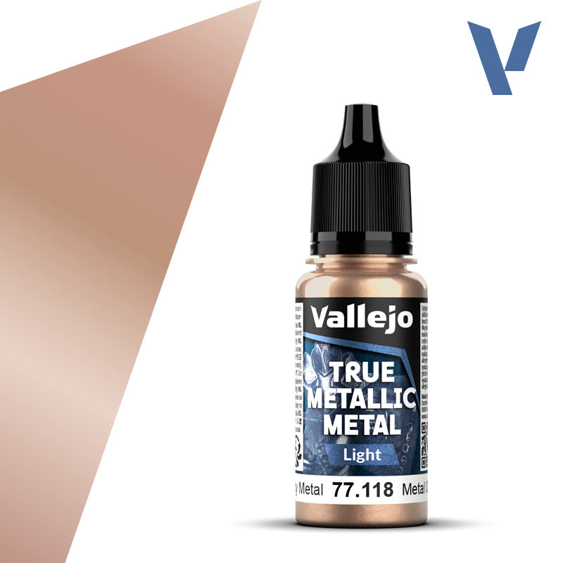 Light 118-18ml Rusty Metal - Vallejo True Metallic Metal