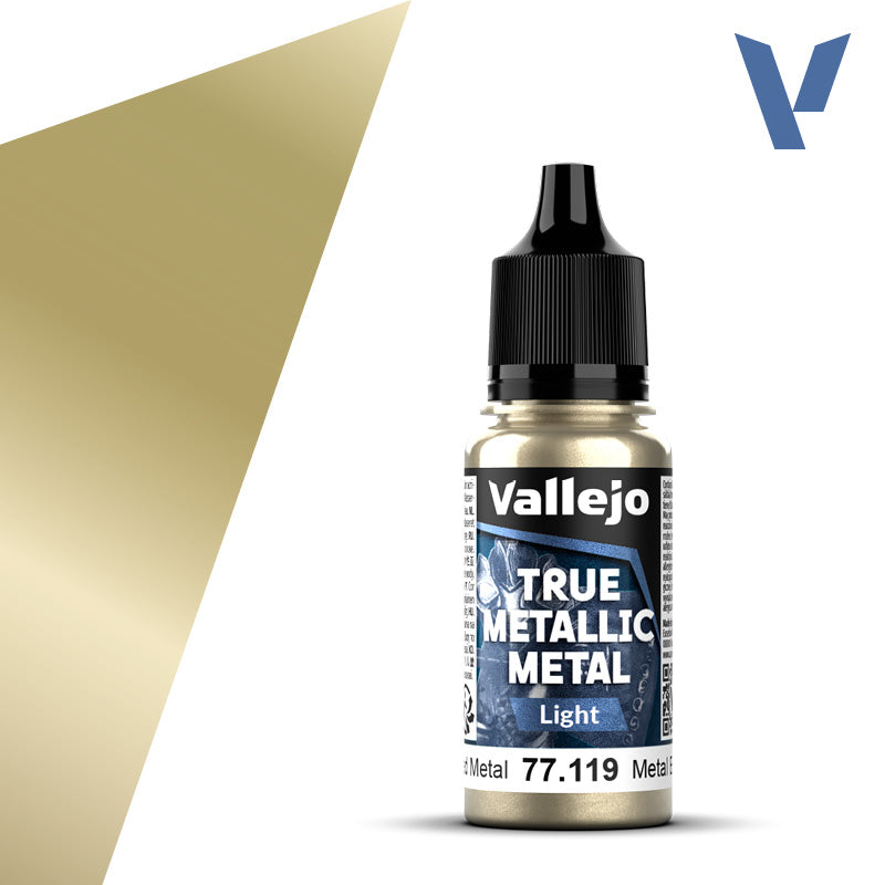 Light 119-18ml Aged Metal - Vallejo True Metallic Metal