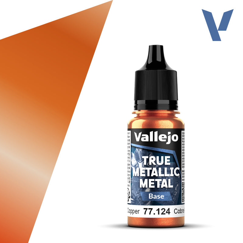 Base 124-18ml Ancient Copper - Vallejo True Metallic Metal