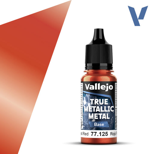 Base 125-18ml Forged Red - Vallejo True Metallic Metal