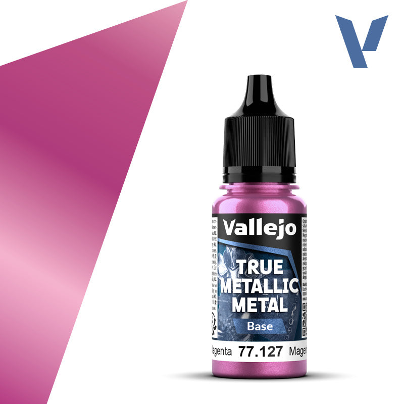 Base 127-18ml Crimson Magenta - Vallejo True Metallic Metal