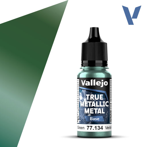 Base 134-18ml Dusken Green - Vallejo True Metallic Metal
