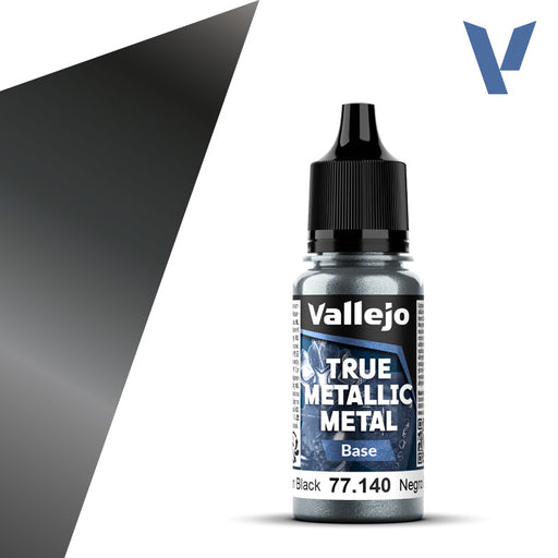 Base 140-18ml Obsidian Black - Vallejo True Metallic Metal