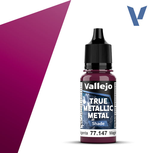 Shade 147-18ml Crimson Magenta - Vallejo True Metallic Metal