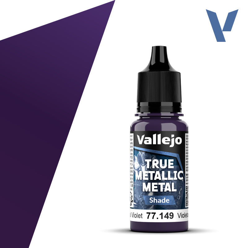 Shade 149-18ml Celestial Violet - Vallejo True Metallic Metal