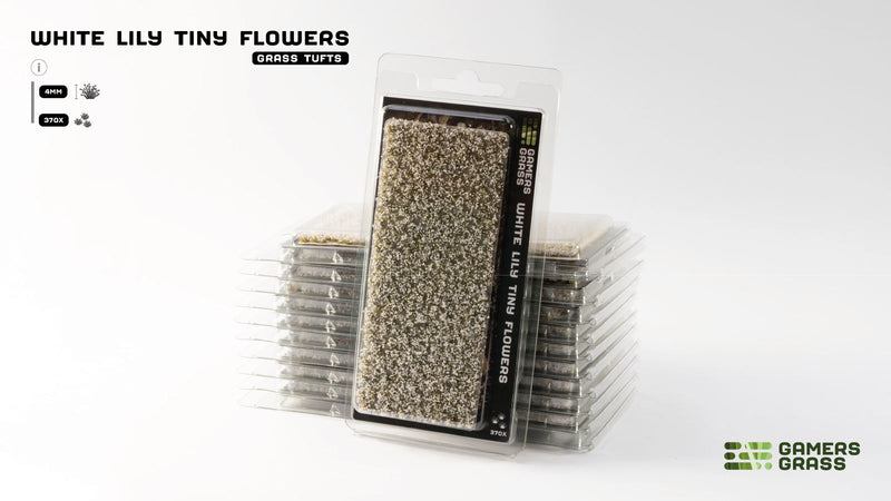 Gamers Grass - White Lily Tiny Flowers - Gamers Grass