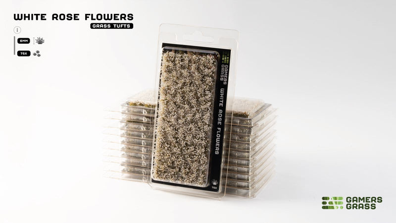 Gamers Grass - White Rose Flowers - Gamers Grass