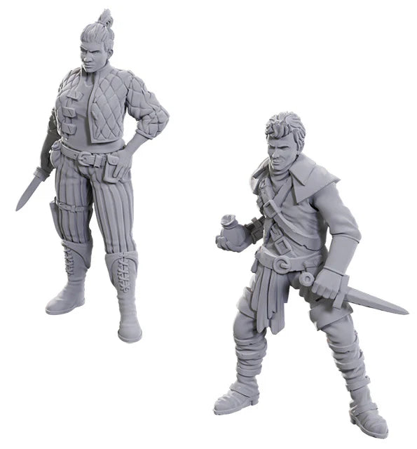 Deep Cuts Miniatures: Cutpurses Male & Female - Wave 23