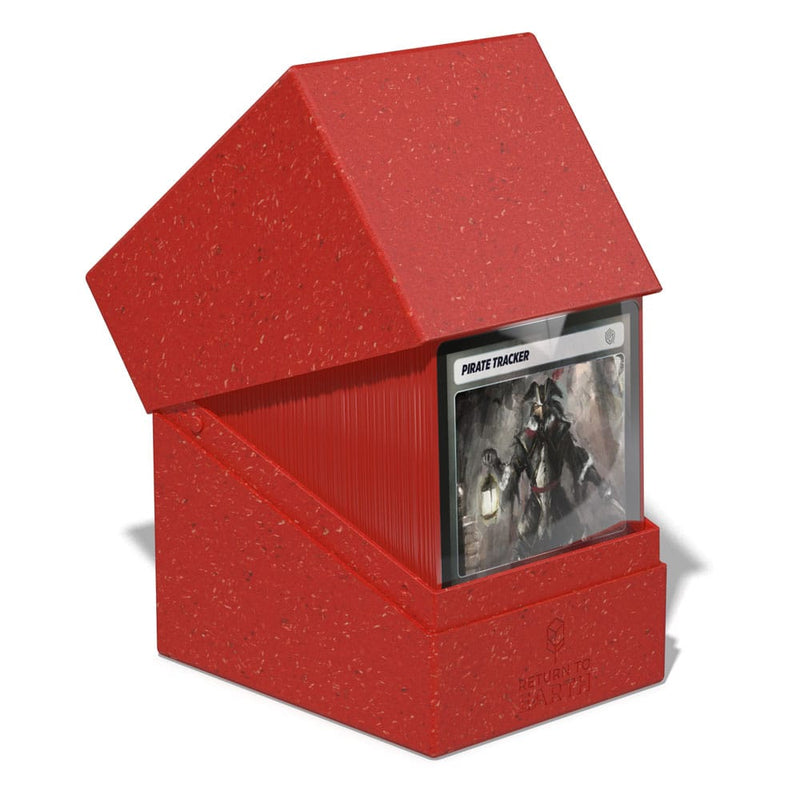Ultimate Guard Return To Earth Boulder Deck Case 133+ Standard Size Red - Ultimate Guard