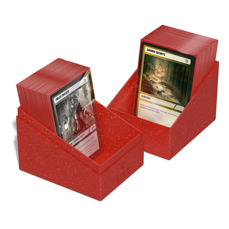 Ultimate Guard Return To Earth Boulder Deck Case 133+ Standard Size Red - Ultimate Guard
