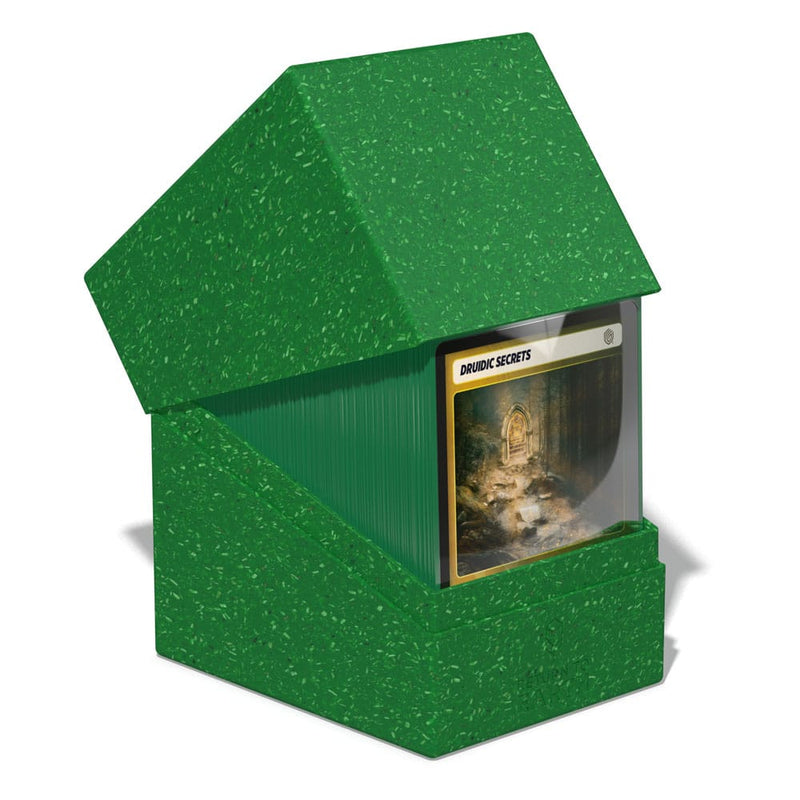 Ultimate Guard Return To Earth Boulder Deck Case 133+ Standard Size Green - Ultimate Guard