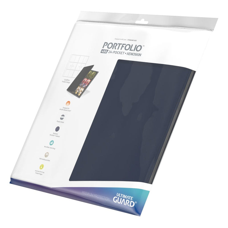 Ultimate Guard Portfolio 480 24-Pocket Xenoskin - Blue