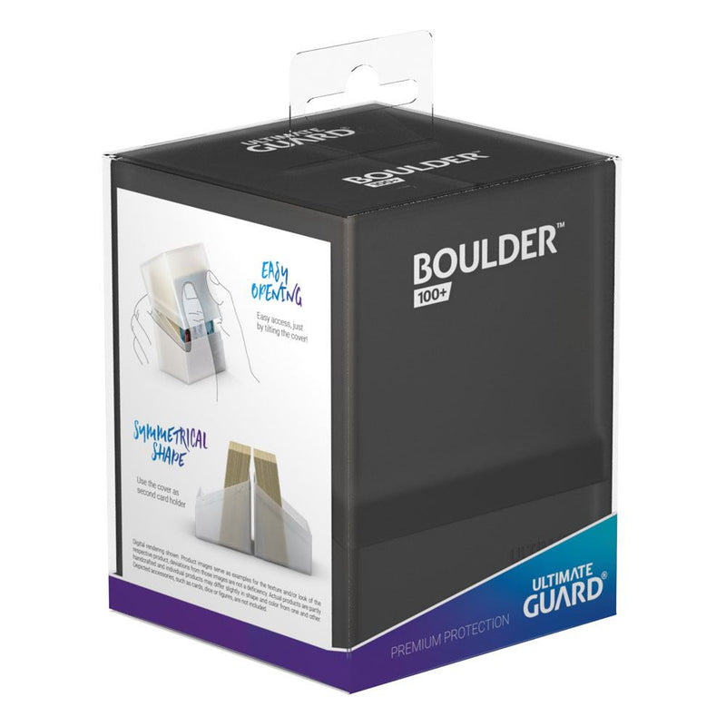 Ultimate Guard Boulder Deck Case 100+ Onyx - Ultimate Guard