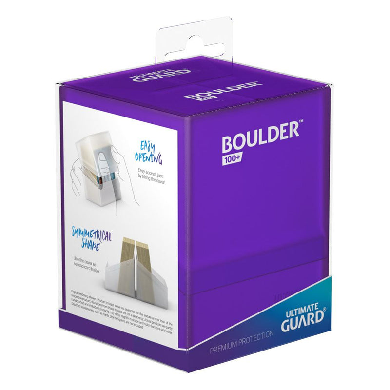 Ultimate Guard Boulder Deck Case 100+ Amethyst - Ultimate Guard