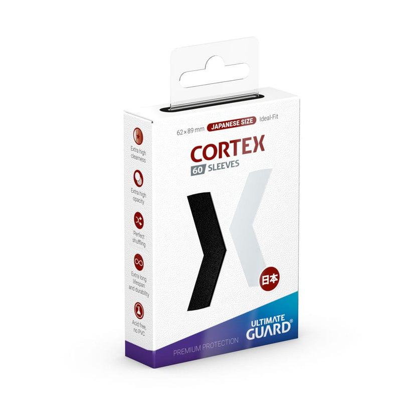 Ultimate Guard Cortex Sleeves Japanese Size Black (60) - Ultimate Guard