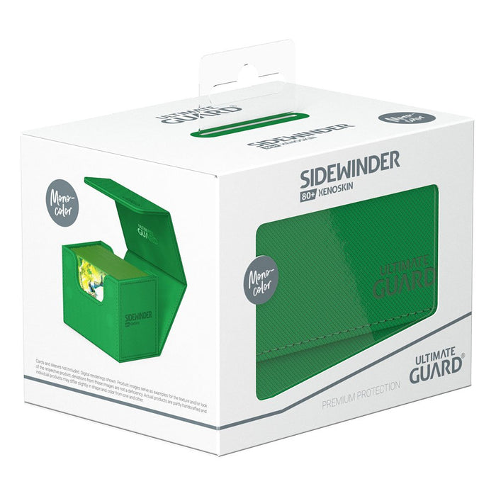 Ultimate Guard Sidewinder 80+ Xenoskin - Monocolour Green - Ultimate Guard