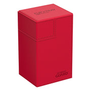 Ultimate Guard Flip'n'Tray 80+ Xenoskin - Monocolour Red - Ultimate Guard