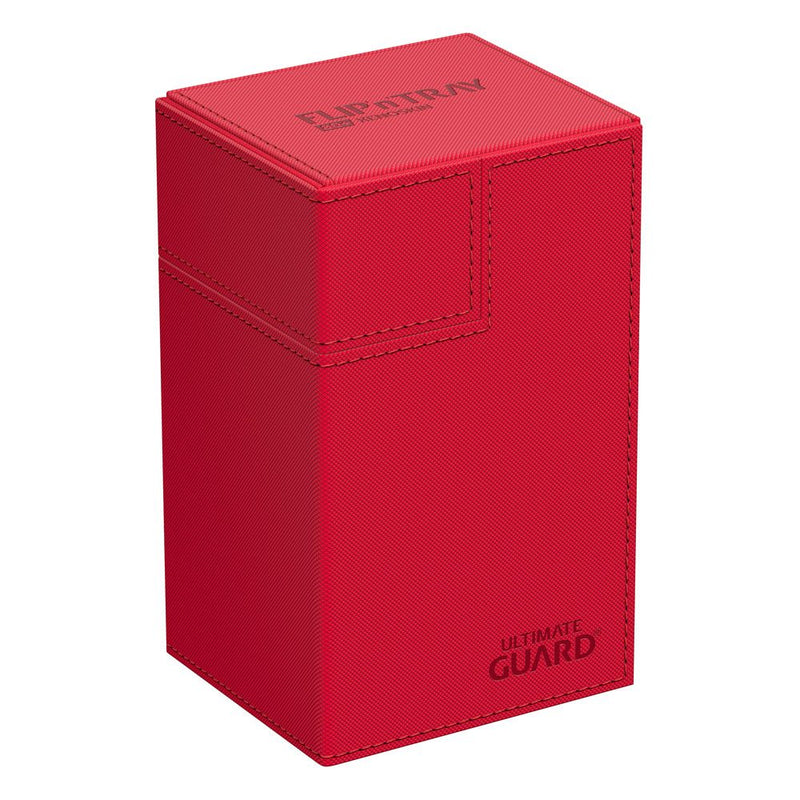 Ultimate Guard Flip'n'Tray 80+ Xenoskin - Monocolour Red - Ultimate Guard
