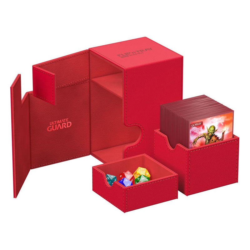 Ultimate Guard Flip'n'Tray 100+ Xenoskin - Monocolour Red - Ultimate Guard