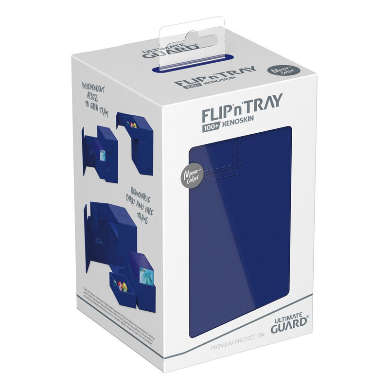 Ultimate Guard Flip'n'Tray 100+ Xenoskin - Monocolour Blue