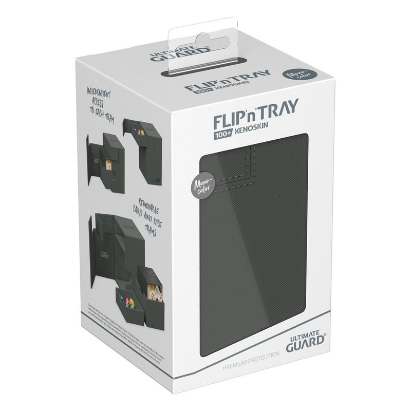 Ultimate Guard Flip'n'Tray 100+ Xenoskin - Monocolour Grey