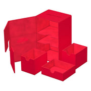 Ultimate Guard Twin Flip'n'Tray 160+ Xenoskin - Monocolour Red - Ultimate Guard