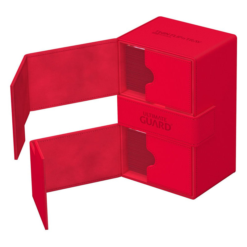 Ultimate Guard Twin Flip'n'Tray 160+ Xenoskin - Monocolour Red - Ultimate Guard